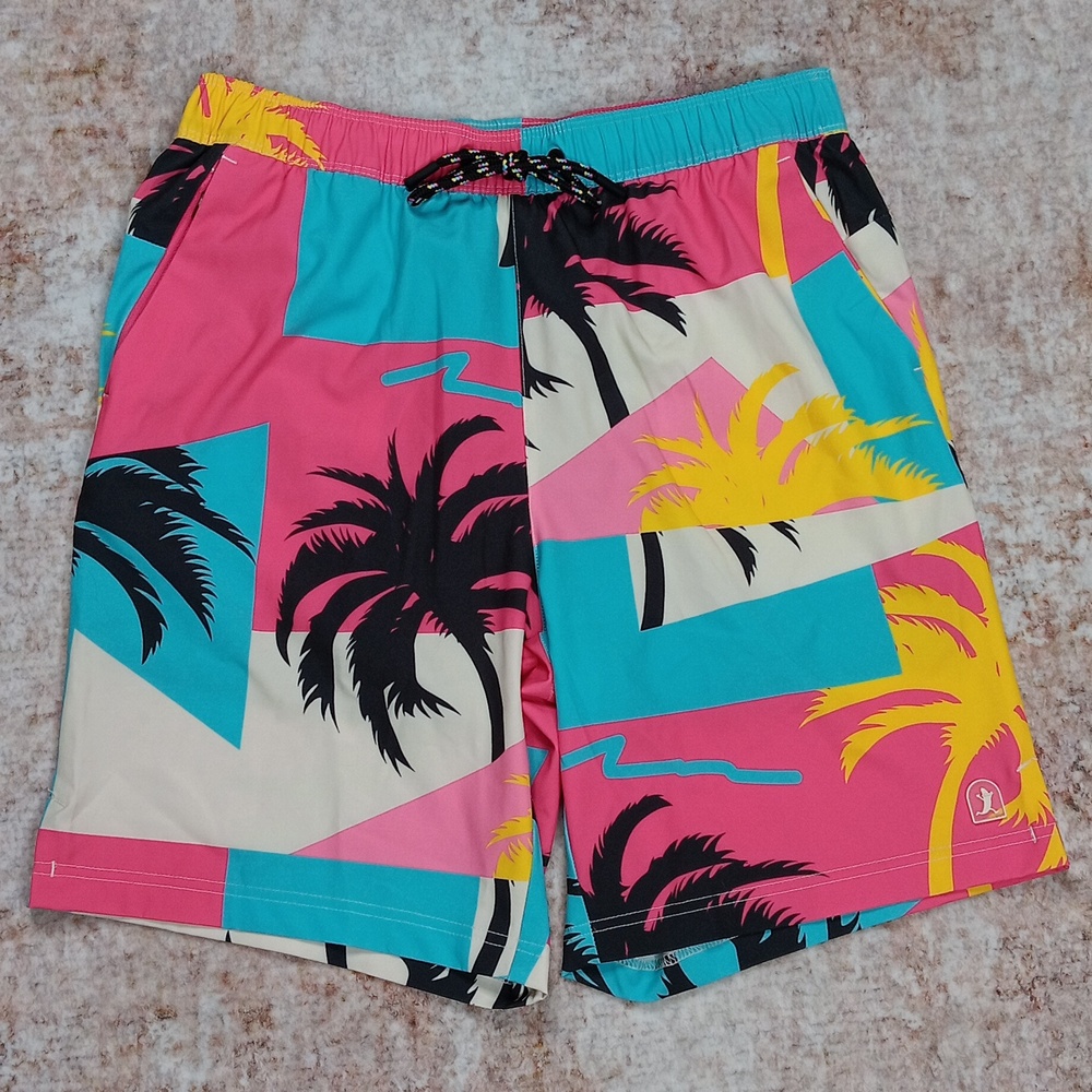 Shinesty Mens Colorful Printed Shorts Size Medium